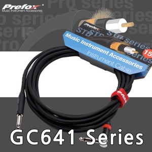 Prefox GC641-2L-5 기타베이스 케이블 앵글 5M